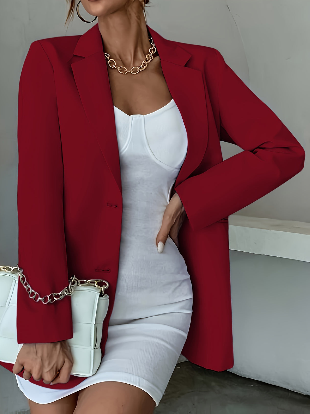 UrbanOne™ – Single-Breasted Blazer (Minimalist Style, Machine Washable Outerwear)