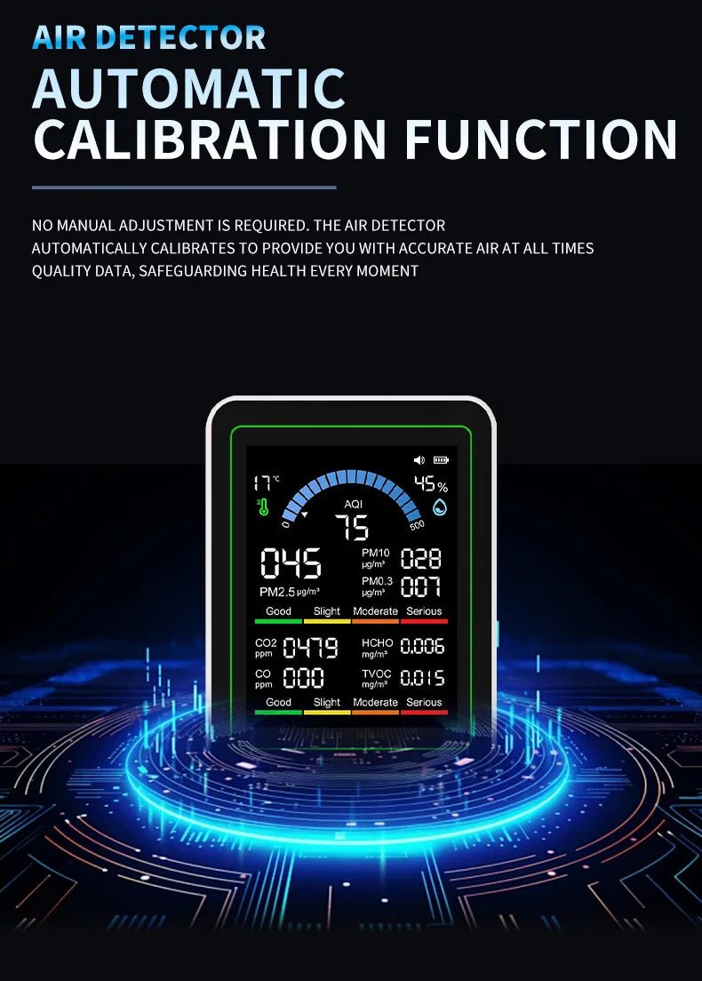 10 - in - 1 Air Quality Detector | by Anwer Fancy | Worldwide Shipping