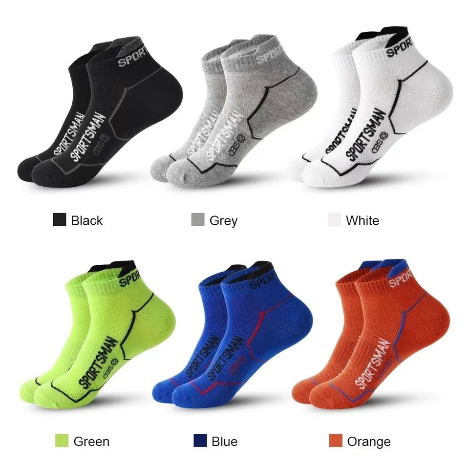 10 Pairs Men’s Ankle Cotton Sports Socks | Men's Socks & Hosiery by Anwer Fancy | Worldwide Shipping