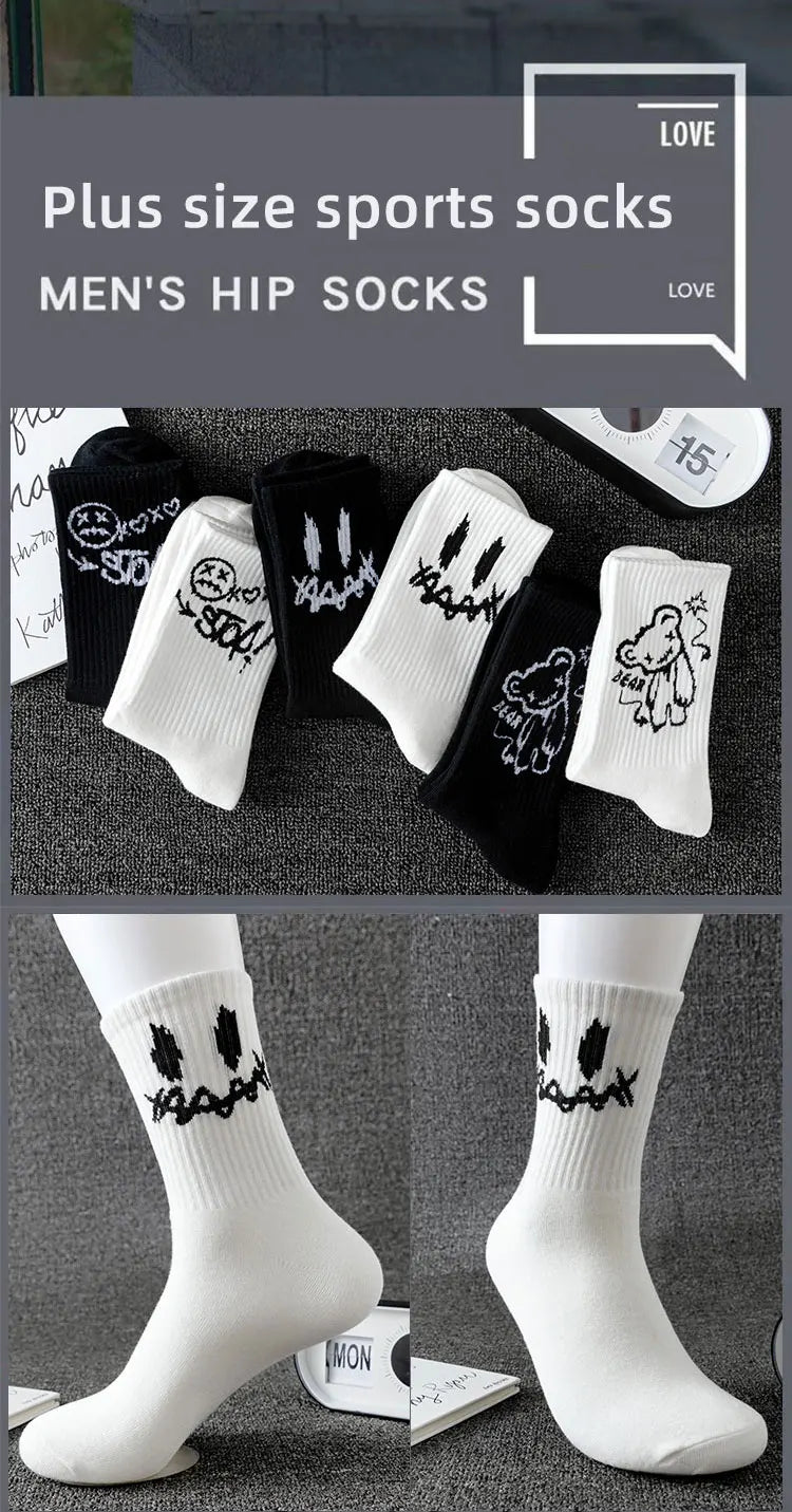 10 Pairs Men’s Ghost Graffiti Sports Socks | Men's Socks & Hosiery by Anwer Fancy | Worldwide Shipping