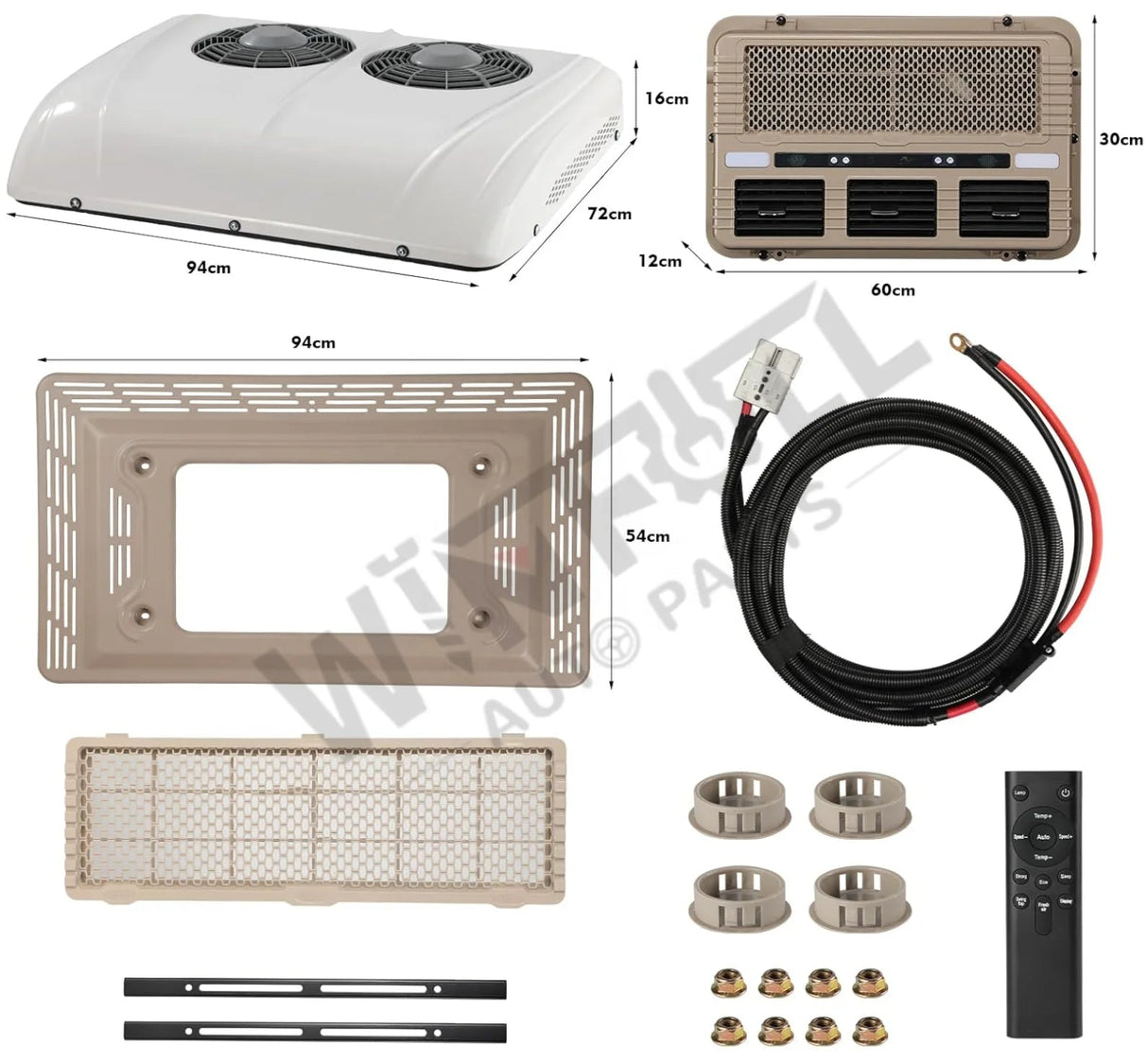 24V Dual Fan Air Conditioner | by Anwer Fancy | Worldwide Shipping