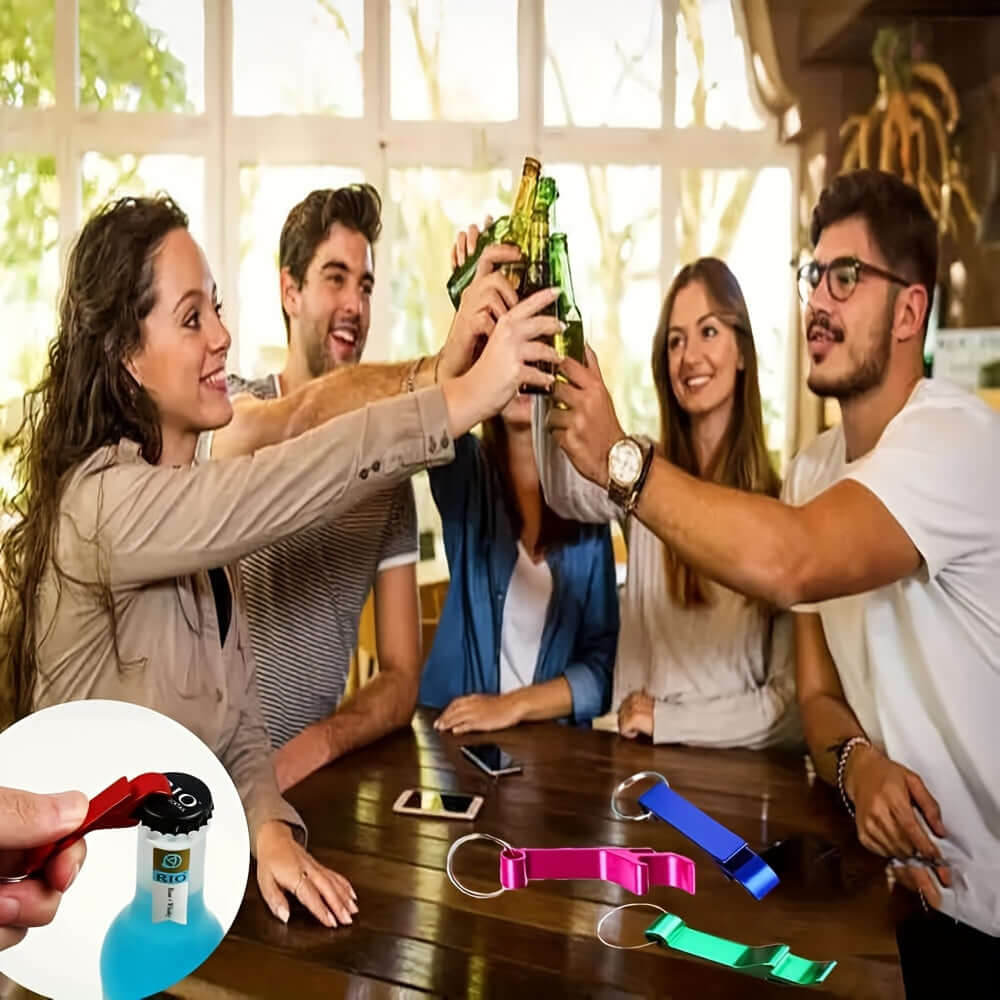 Personalized Metal Bottle Opener Keychains