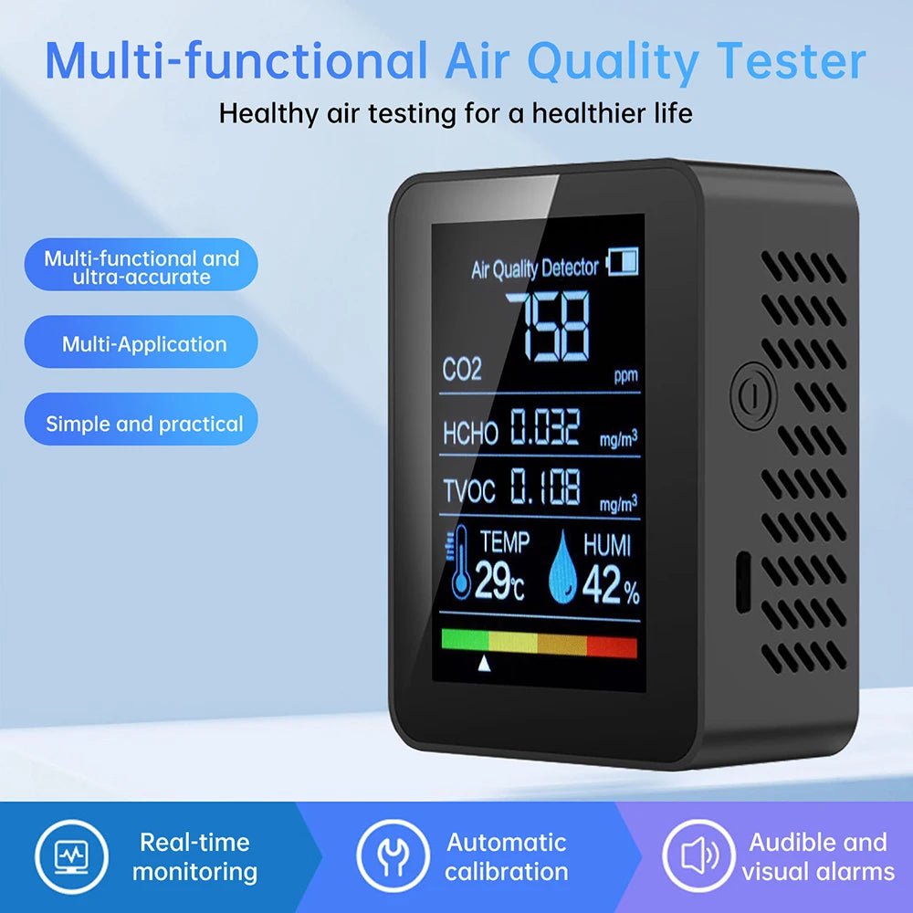 5 - in - 1 Air Quality Monitor | by Anwer Fancy | Worldwide Shipping