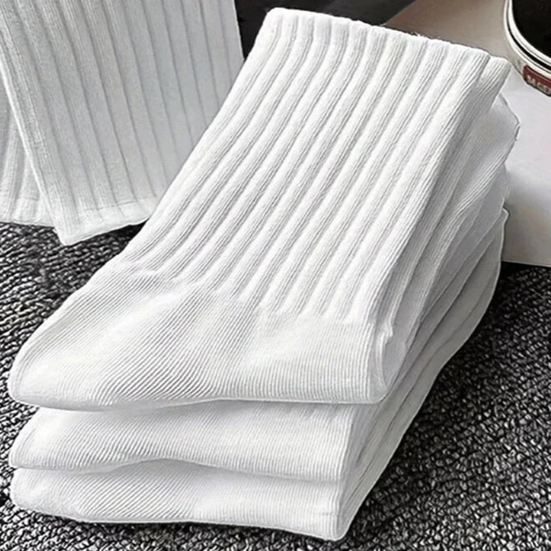 5 Pairs Men’s Mid - Length Anti - Odor Socks | Men's Socks & Hosiery by Anwer Fancy | Worldwide Shipping