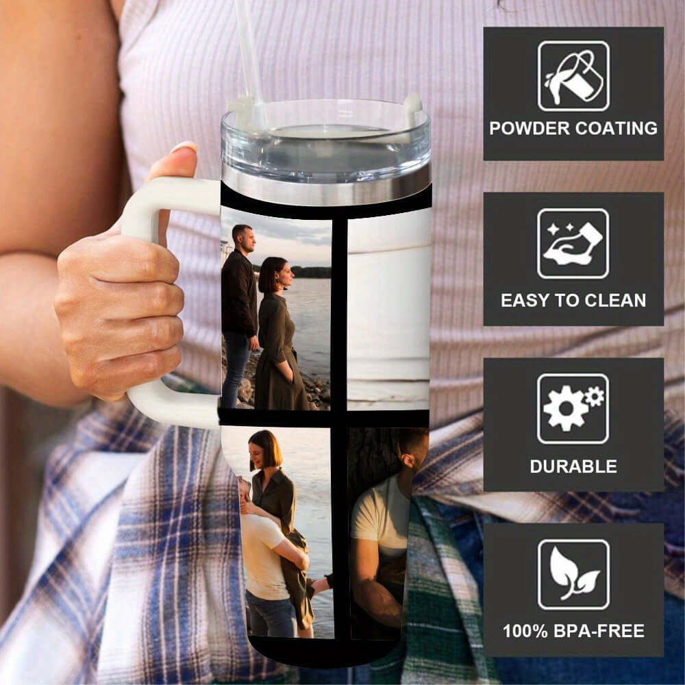 Customized Design Pattern Stainless Steel Travel Coffee