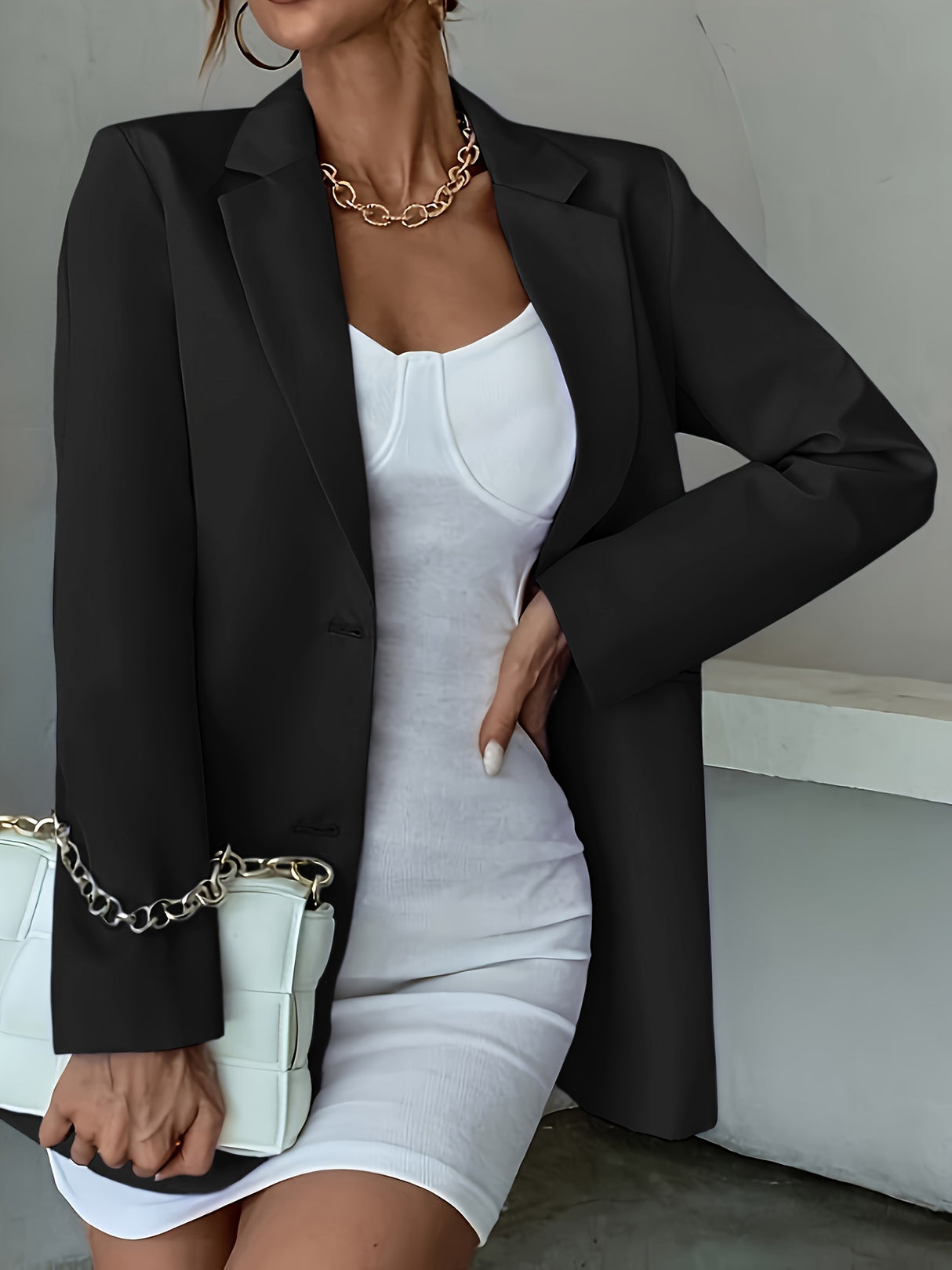 UrbanOne™ – Single-Breasted Blazer (Minimalist Style, Machine Washable Outerwear)