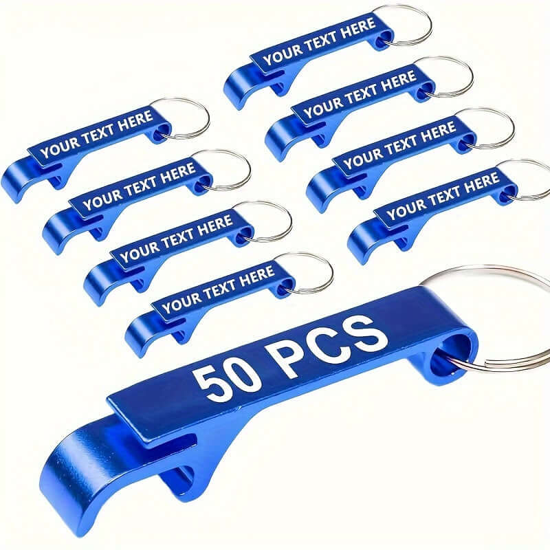Personalized Metal Bottle Opener Keychains