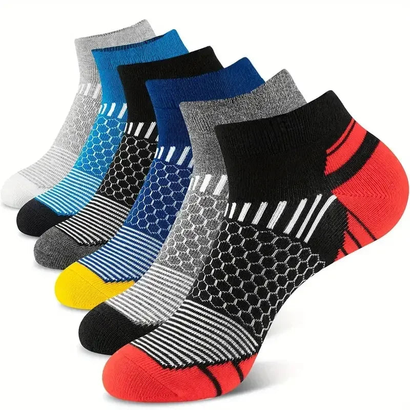 Men’s Short Sports Socks (6 Pairs)