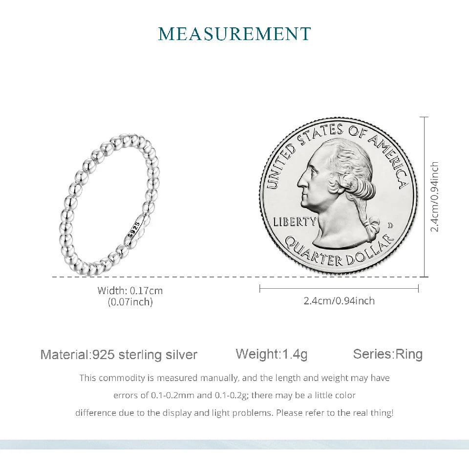 Sterling Silver Wedding Band Ring