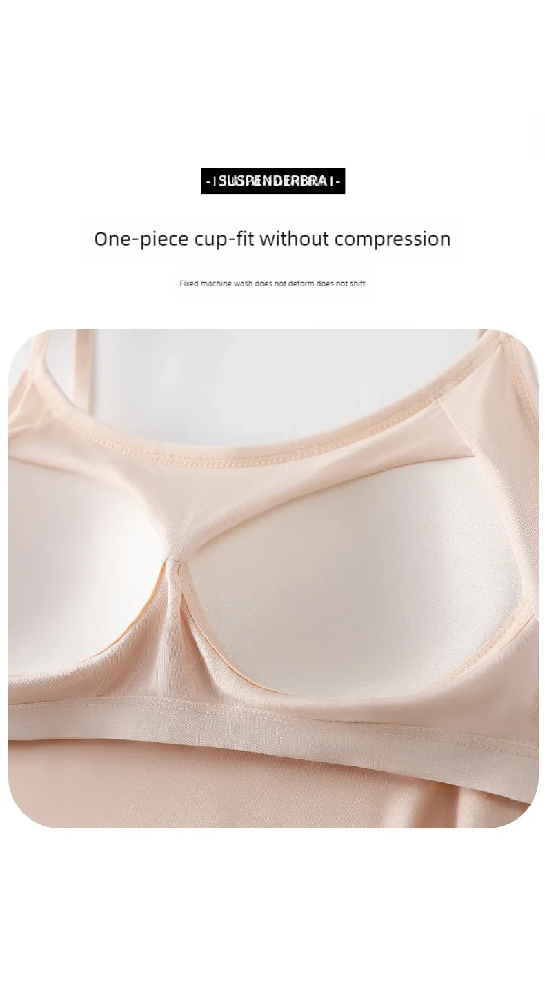 Women Bra Padded Sling Vest