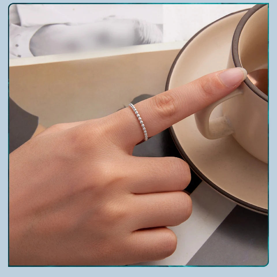 Sterling Silver Wedding Band Ring