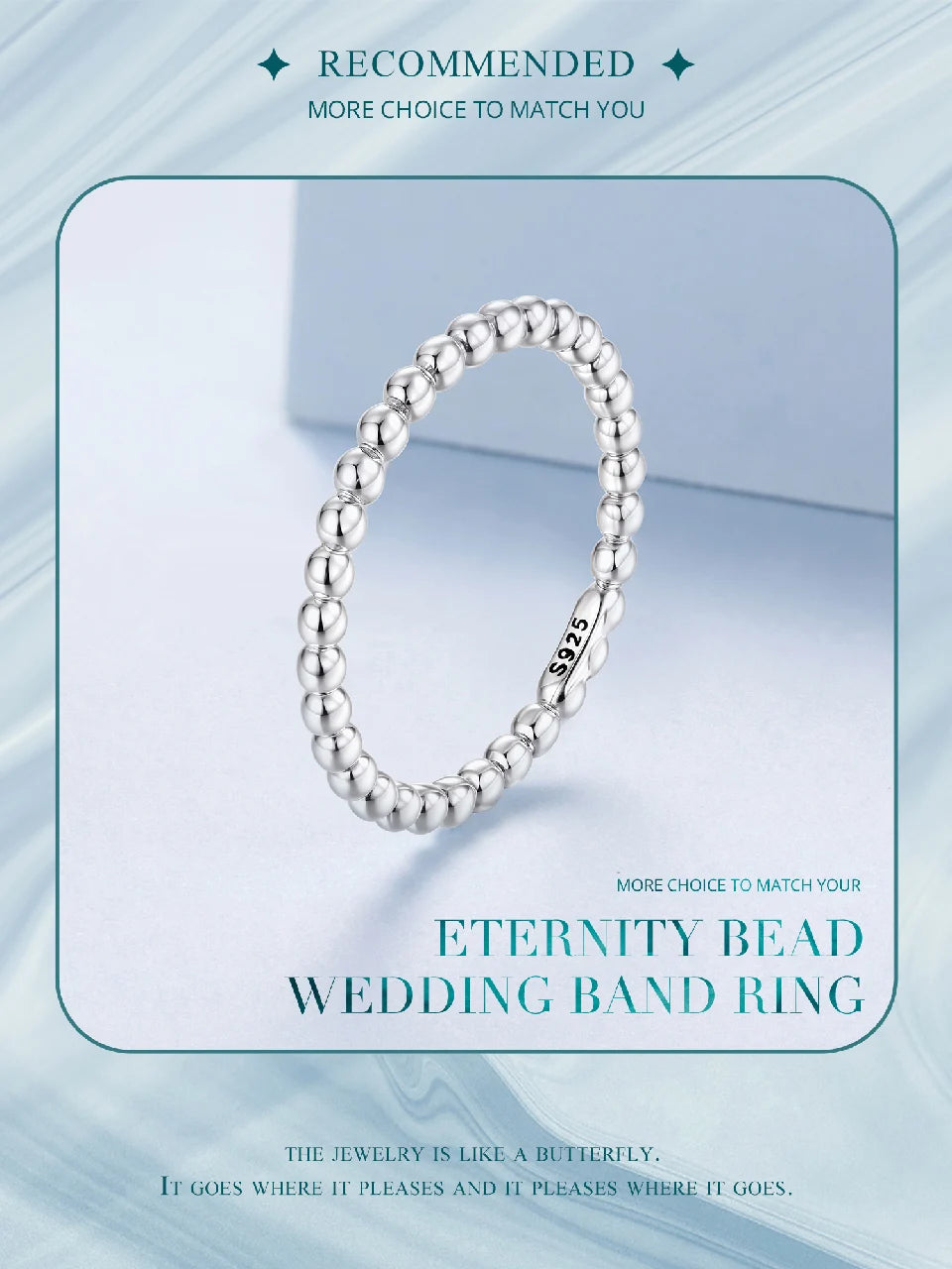 Sterling Silver Wedding Band Ring