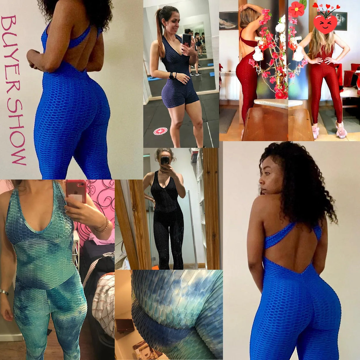 GymHalo™ – Backless Halter Skinny Jumpsuit (Fitness-Focused, Breathable & Bold)