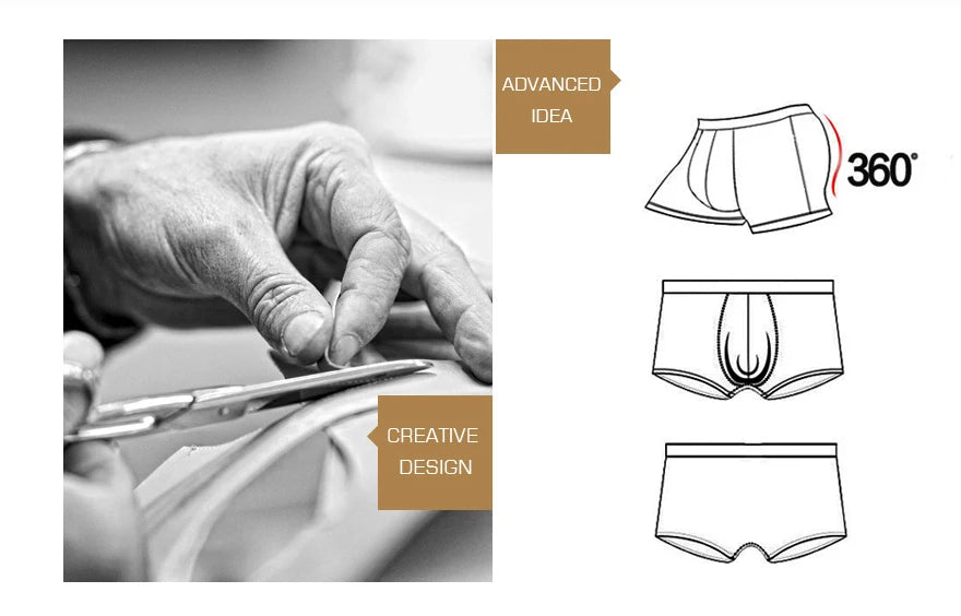 ملابس داخلية رجالية حريرية مكونة من 3 قطع