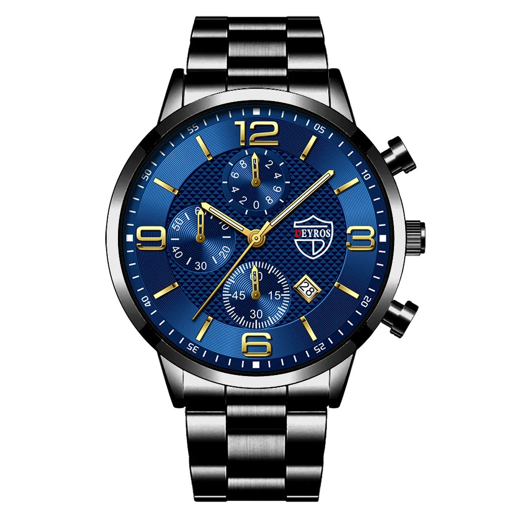 Men’s Business Quartz Watch with Calendar