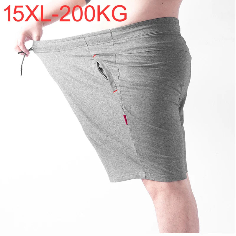 Men's Plus Size Black Shorts – 15XL Extra Big