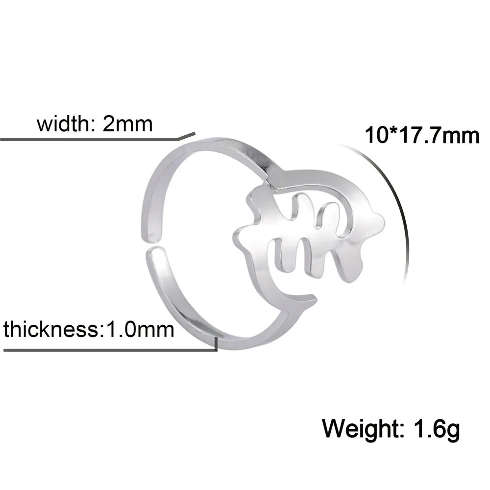 Specifications of a women's fashion ring: width 2mm, thickness 1mm, size 10x17.7mm, weight 1.6g.