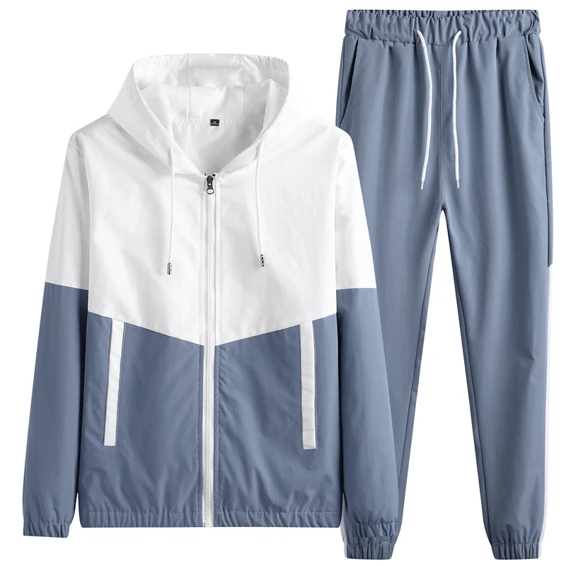 Men's Hooded Jogger Tracksuit