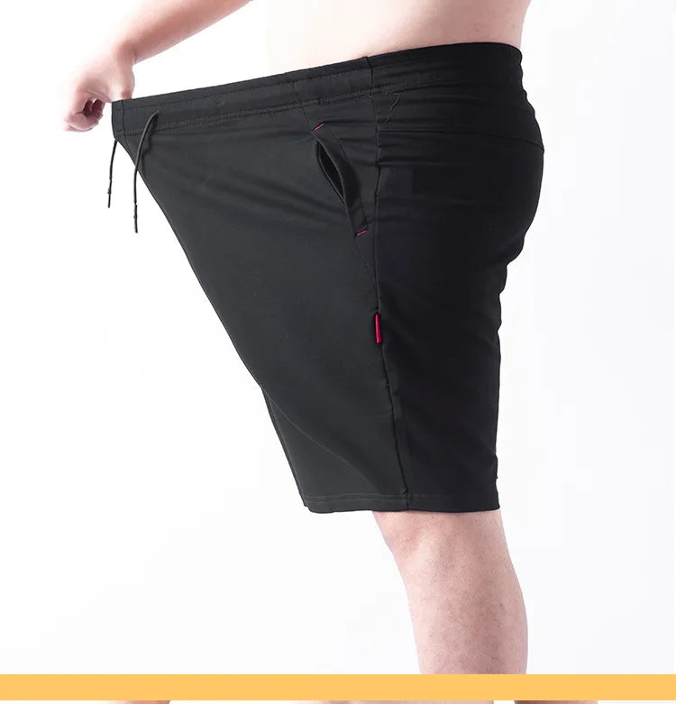 Men's Plus Size Black Shorts – 15XL Extra Big