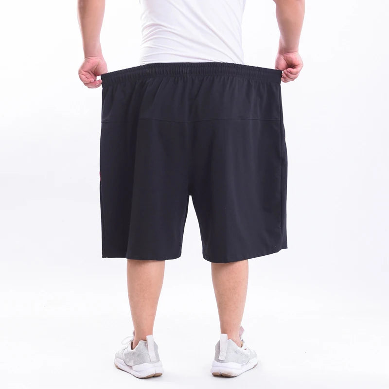 Men's Plus Size Black Shorts – 15XL Extra Big