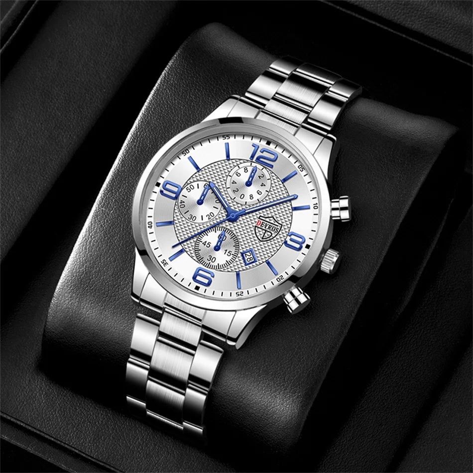 Men’s Business Quartz Watch with Calendar