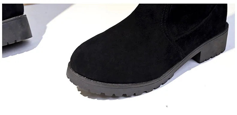 Women’s Suede Over-the-Knee Sexy High Heel Boots