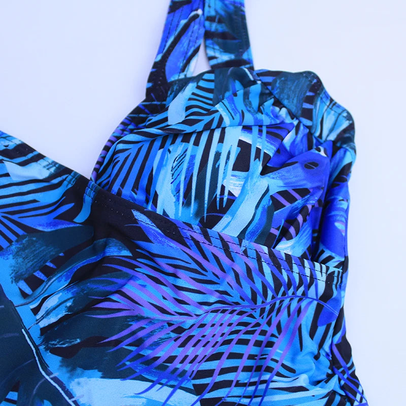 ملابس سباحة نسائية من قطعة واحدة للتحكم في البطن