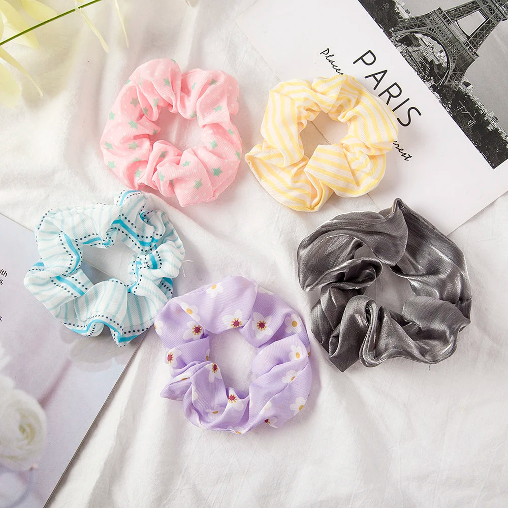 Satin Scrunchies Set