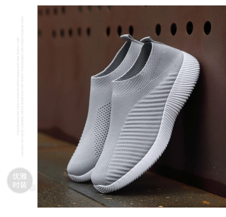 Women's Vulcanized Slip-On Sneakers