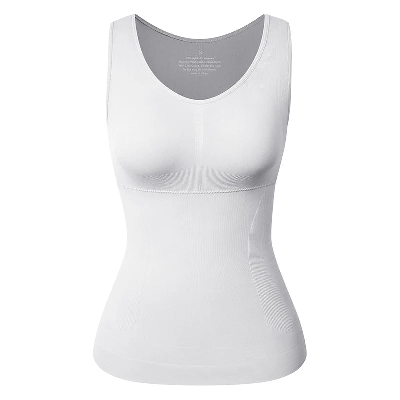 Tummy Control Built‑in Bra Cami Shaper