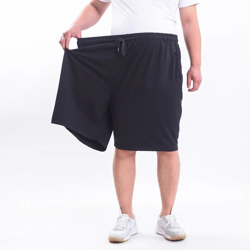 Men's Plus Size Black Shorts – 15XL Extra Big