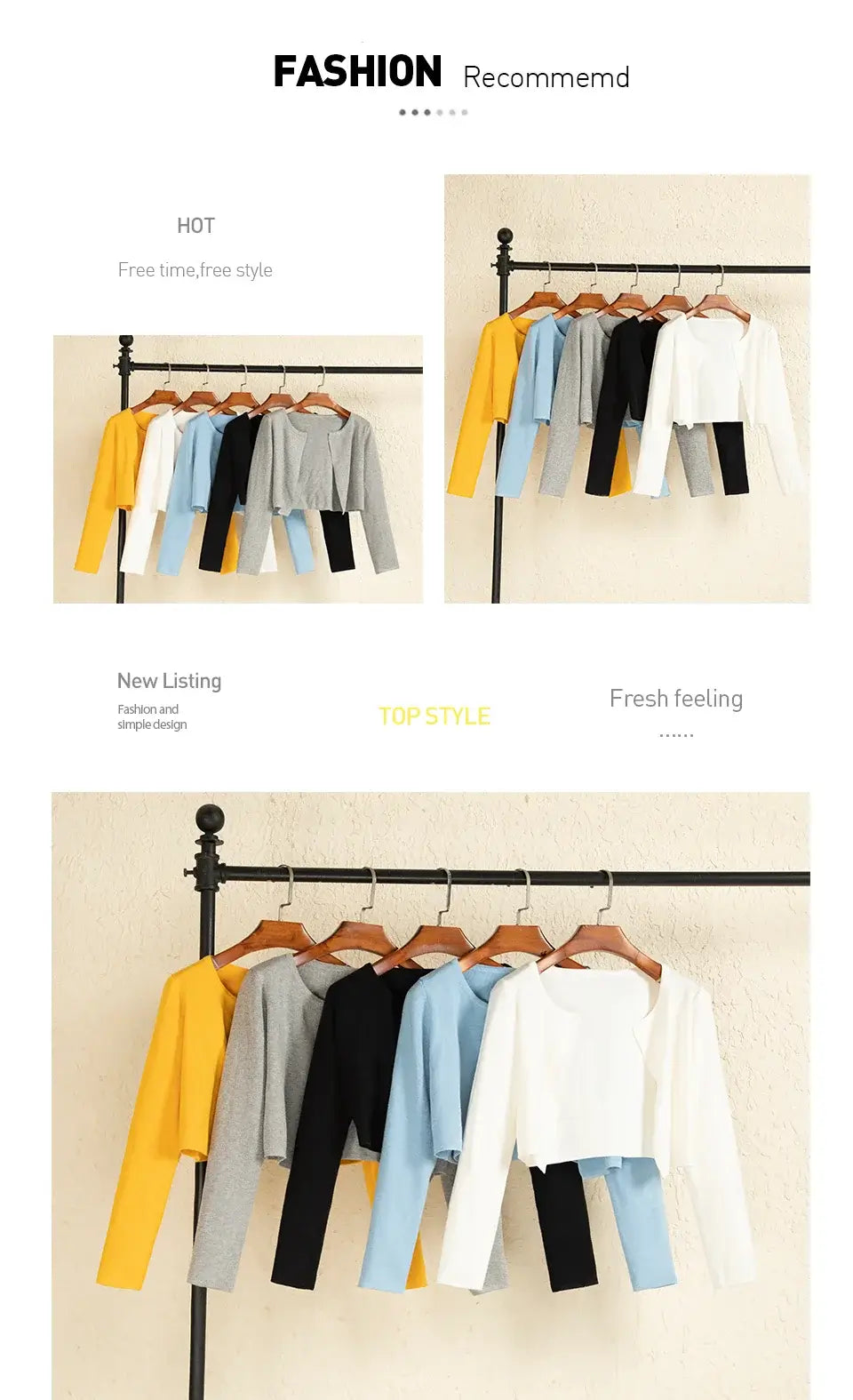 سترة نسائية سوداء قصيرة محبوكة