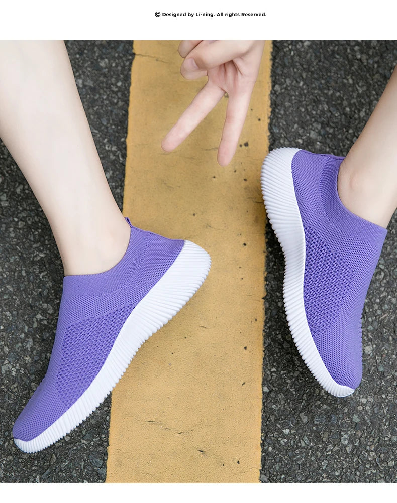 Women's Vulcanized Slip-On Sneakers