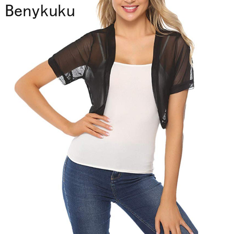 Summer Tulle Bolero Shrug Cropped Jacket