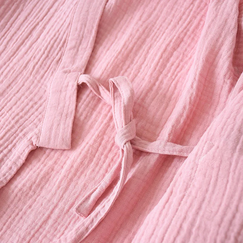 Women Cotton Japanese Kimono Pajama