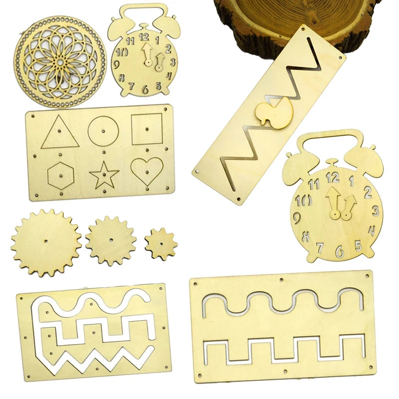 Montessori Busy Board DIY Accessories