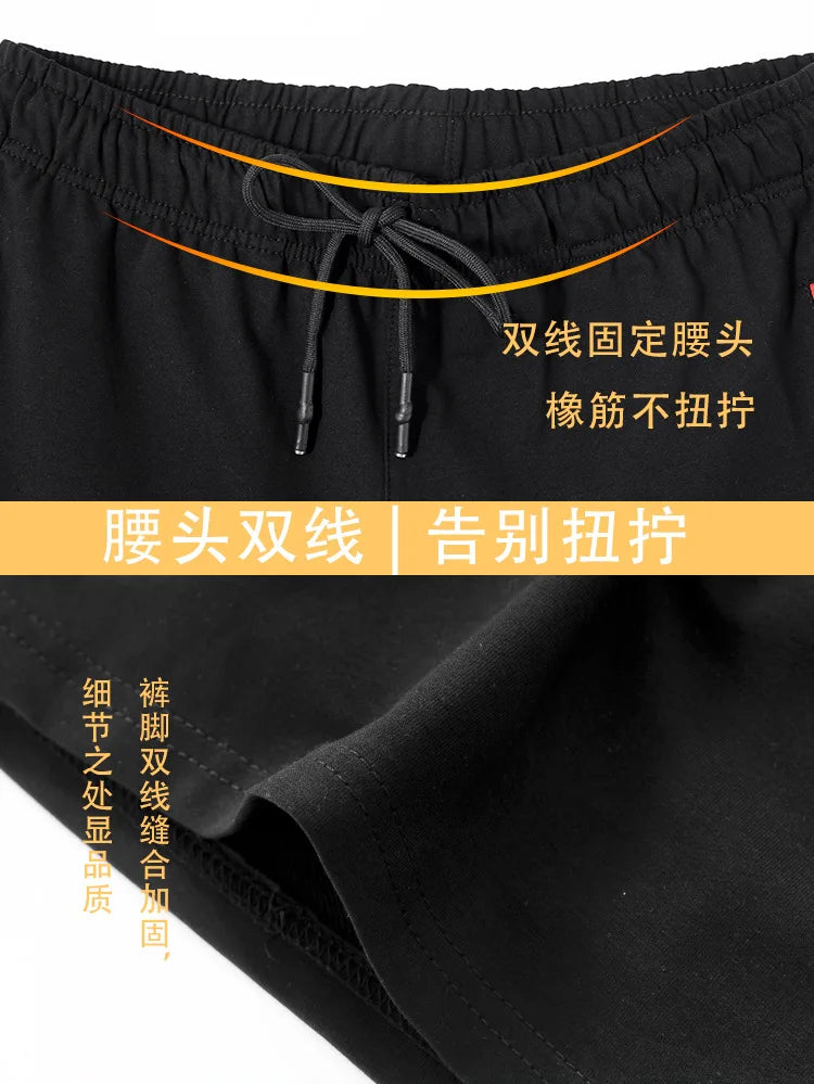 Men's Plus Size Black Shorts – 15XL Extra Big