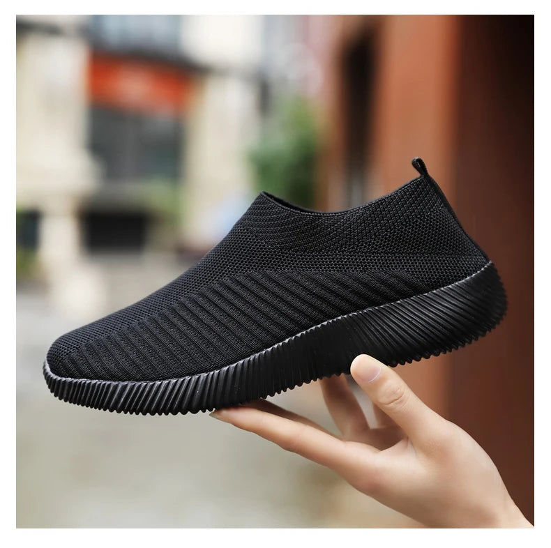 Women's Vulcanized Slip-On Sneakers