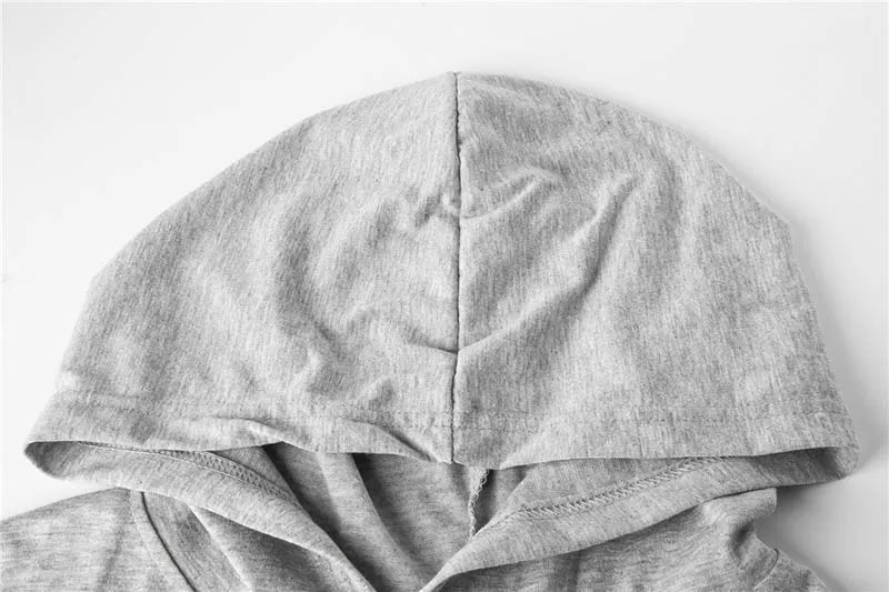 Men's Plus Size Hooded T-Shirt – 5XL to 9XL