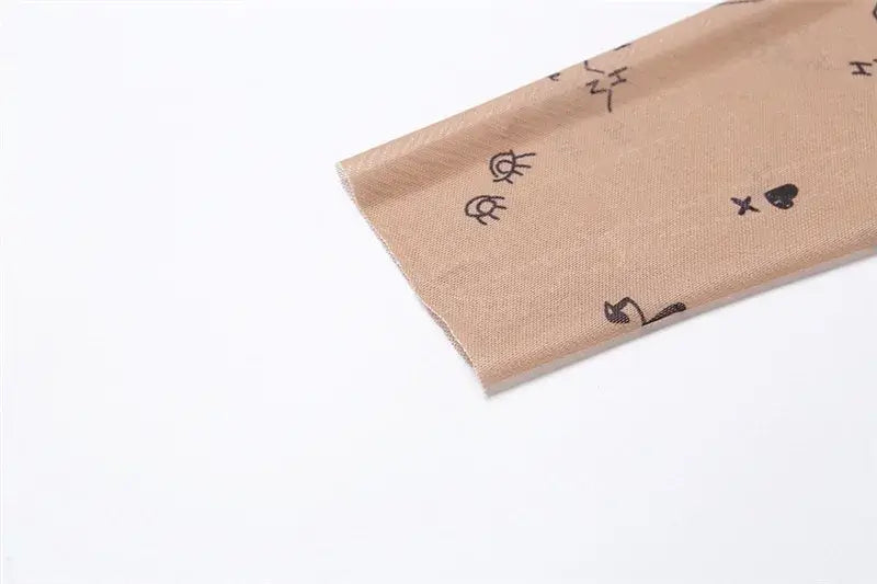 بدلة جسم نسائية مطبوعة بأكمام طويلة ونحيفة