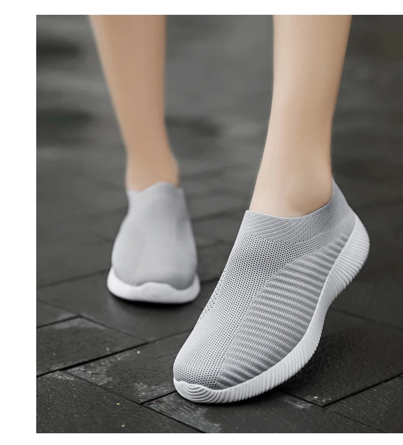 Women's Vulcanized Slip-On Sneakers