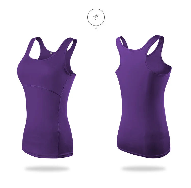 Women Quick Dry Yoga Tank Top