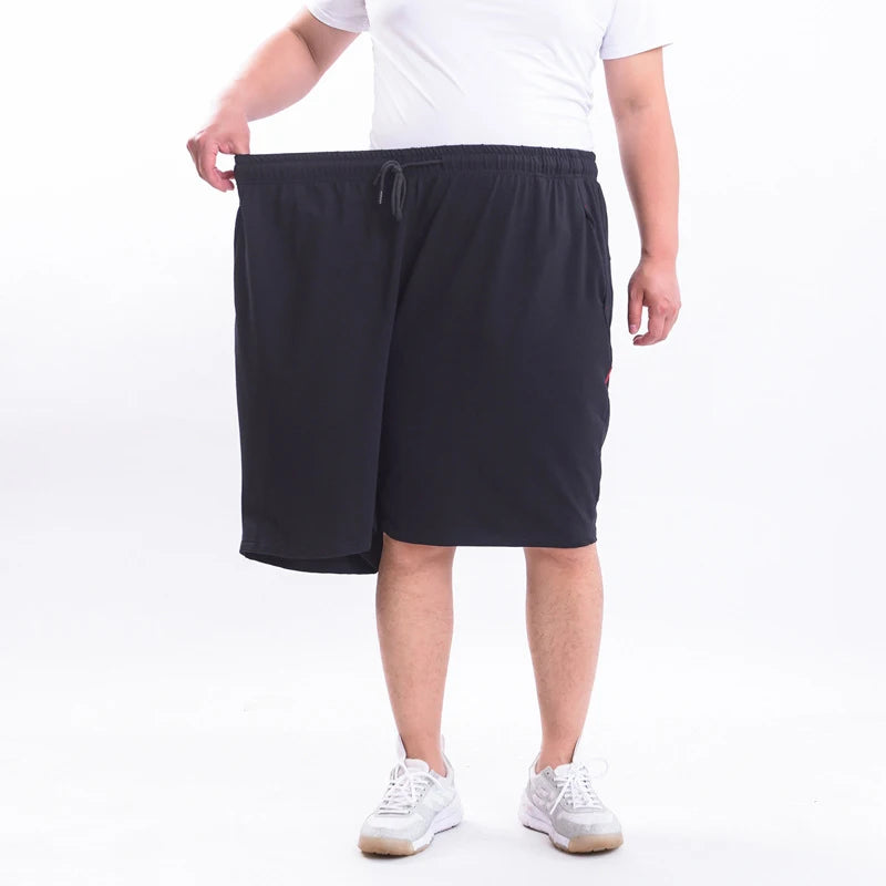 Men's Plus Size Black Shorts – 15XL Extra Big