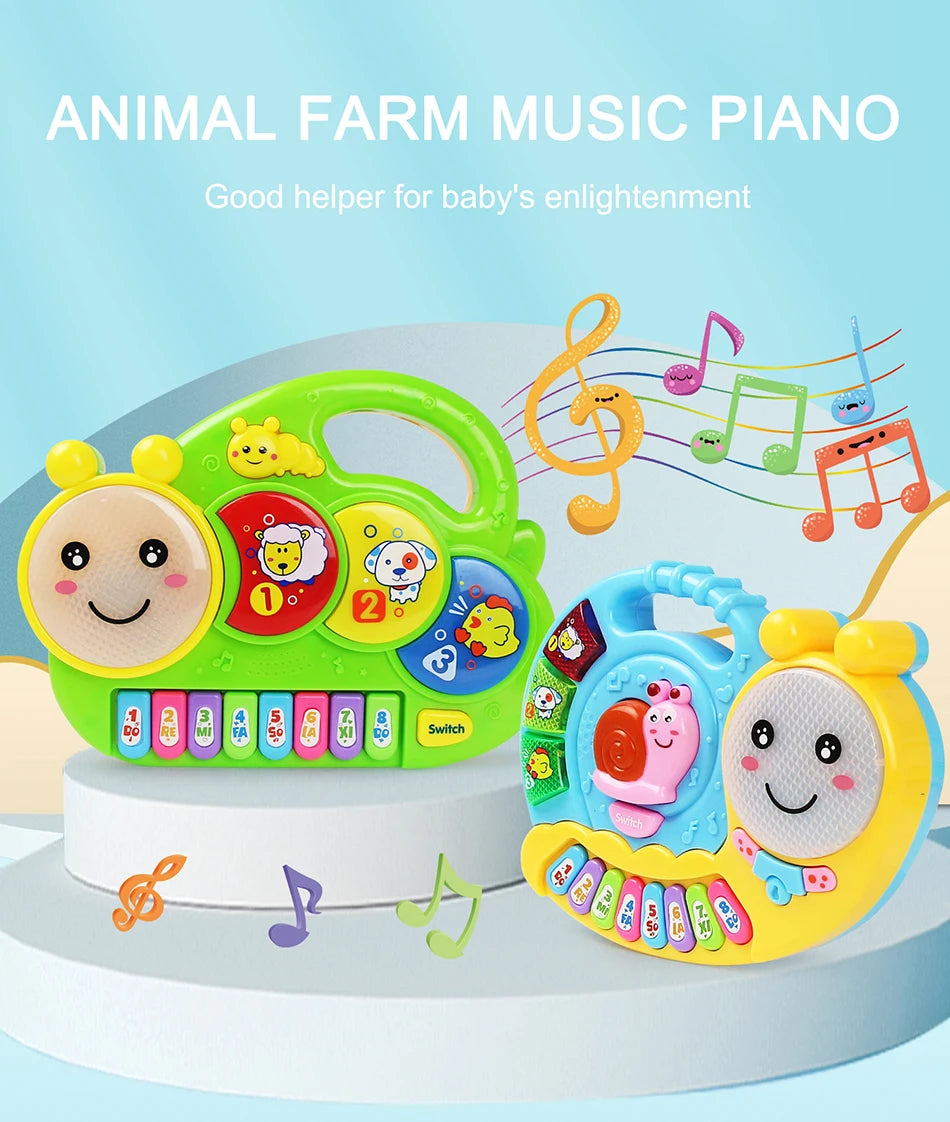 Kids Cartoon Piano Musical Toy