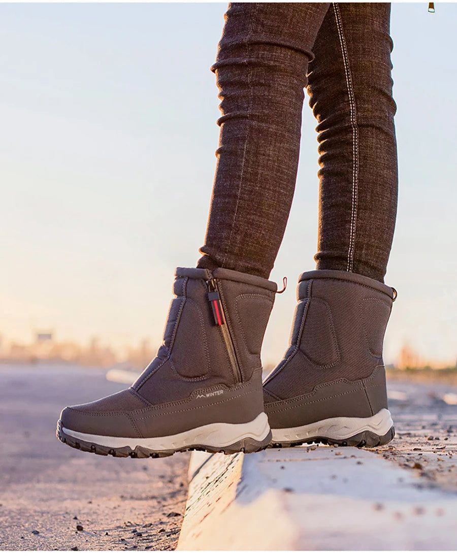 Women Waterproof Ankle Work Boots