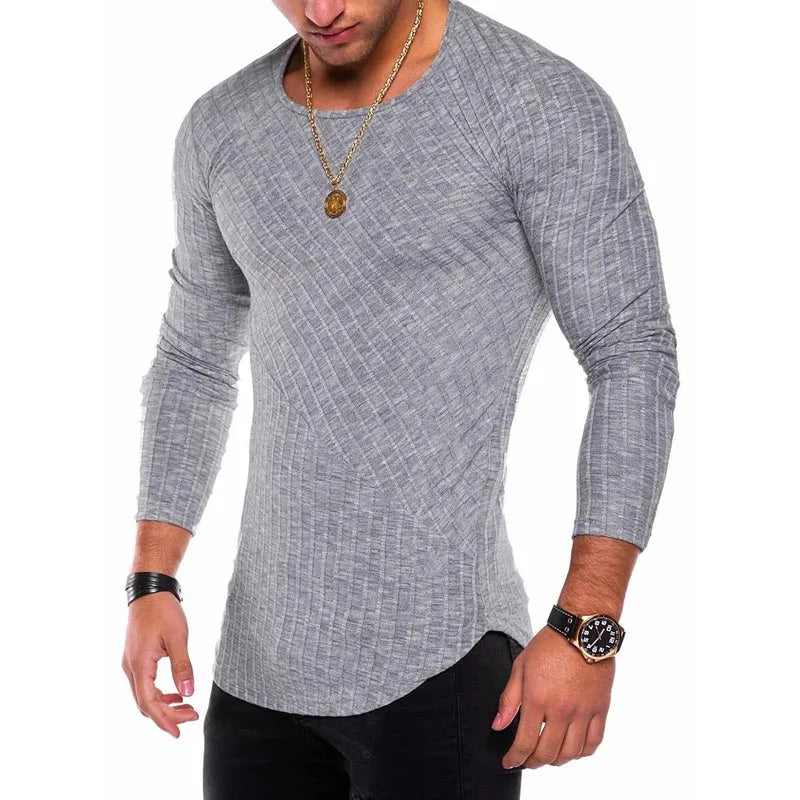 Men's Slim Fit O-Neck Sweater