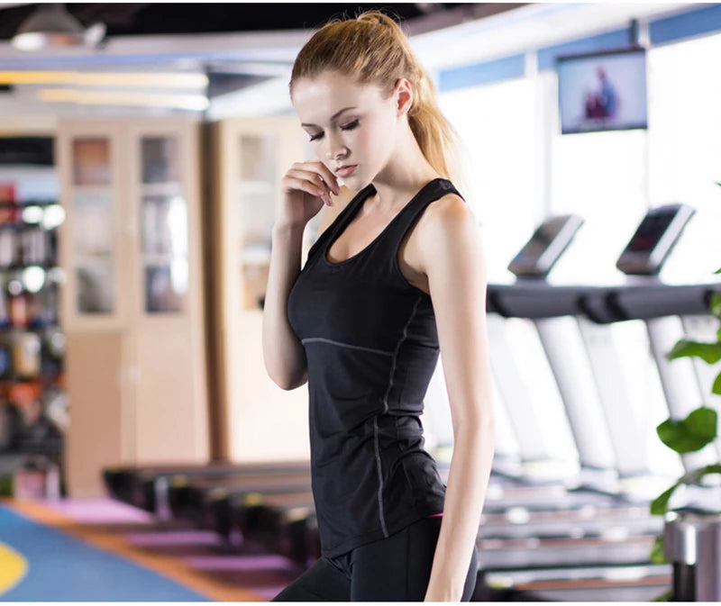 Women Quick Dry Yoga Tank Top