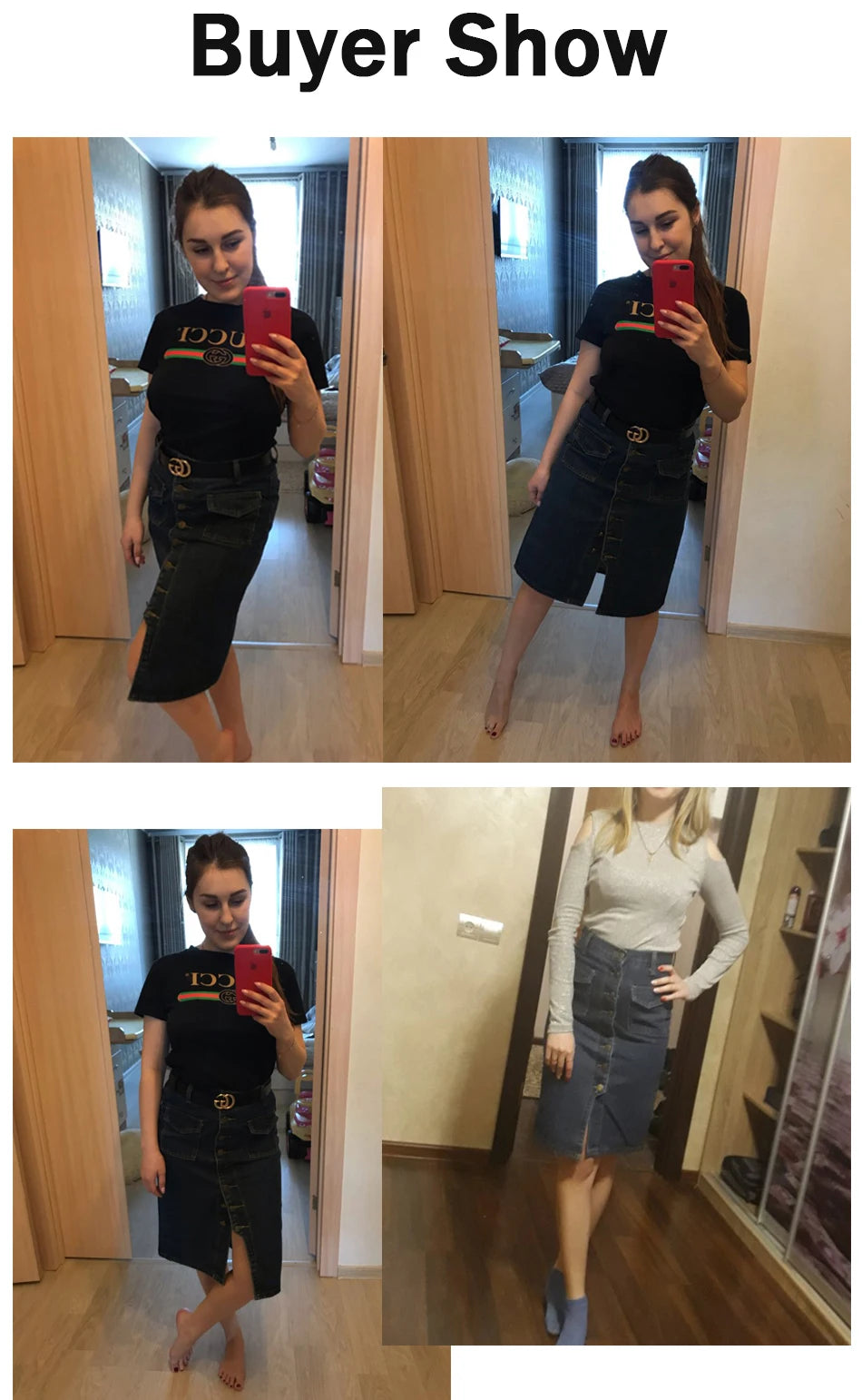 KstyleClassic™ – High Waist Pocket Skirt (S-5XL, Button Design)