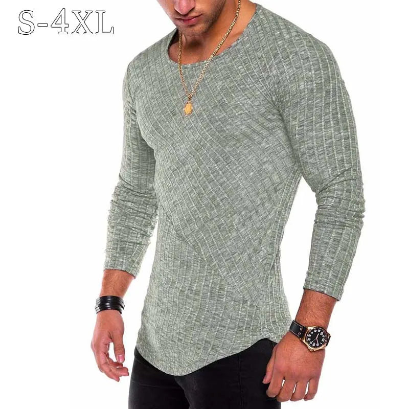 Men's Slim Fit O-Neck Sweater