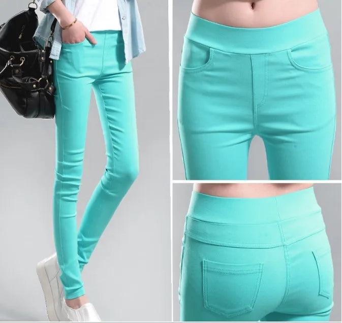 Women Colorful Spring Pants
